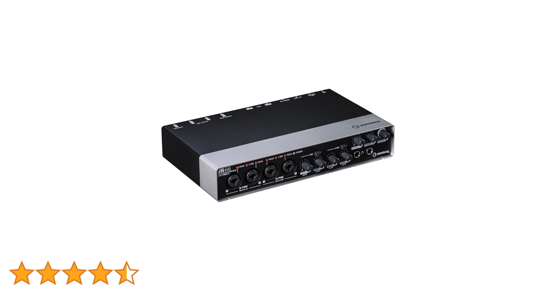DTM・DAW Steinberg UR44 Steinberg UR44 USB and iOS Audio Interface | zZounds